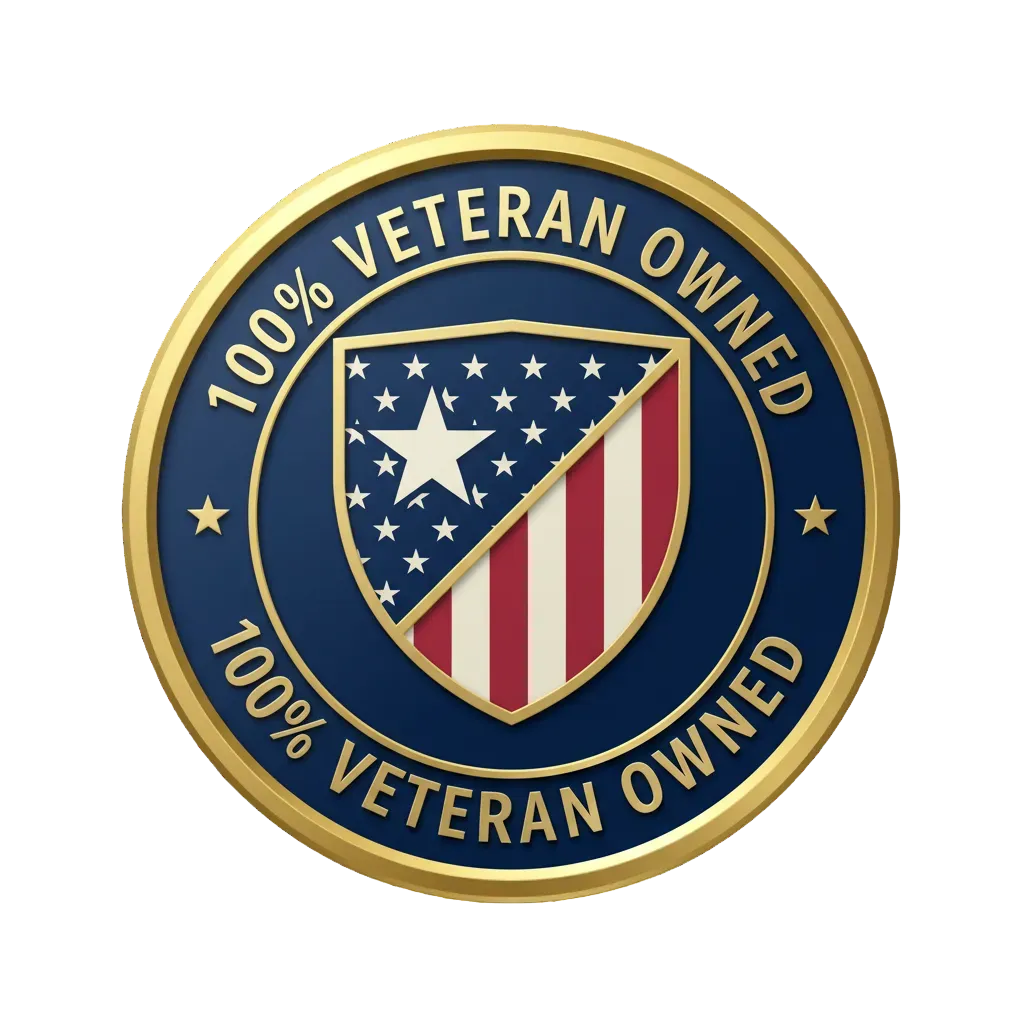 100% Veteran Owned Badge